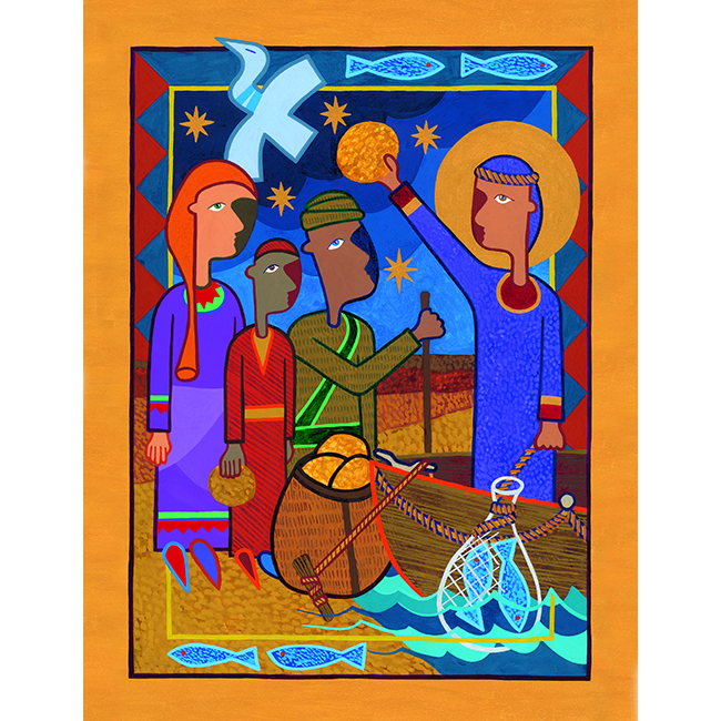 Jesus feeds five thousand Jesus feeds five thousand